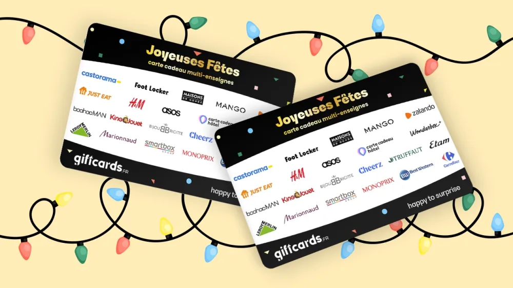 La Carte cadeau Multi-Enseignes : Votre cadeau de Noël flexible pour les entreprises